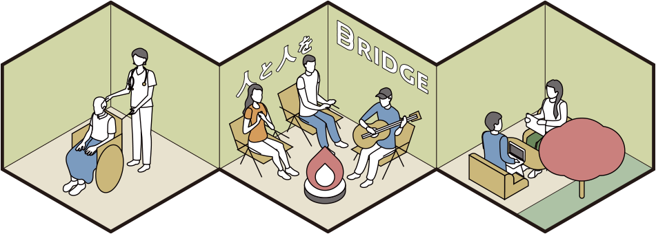 人と人をBRIDGE